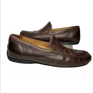 H.S. TRASK Bison Driving Moccasins Leather Loafer